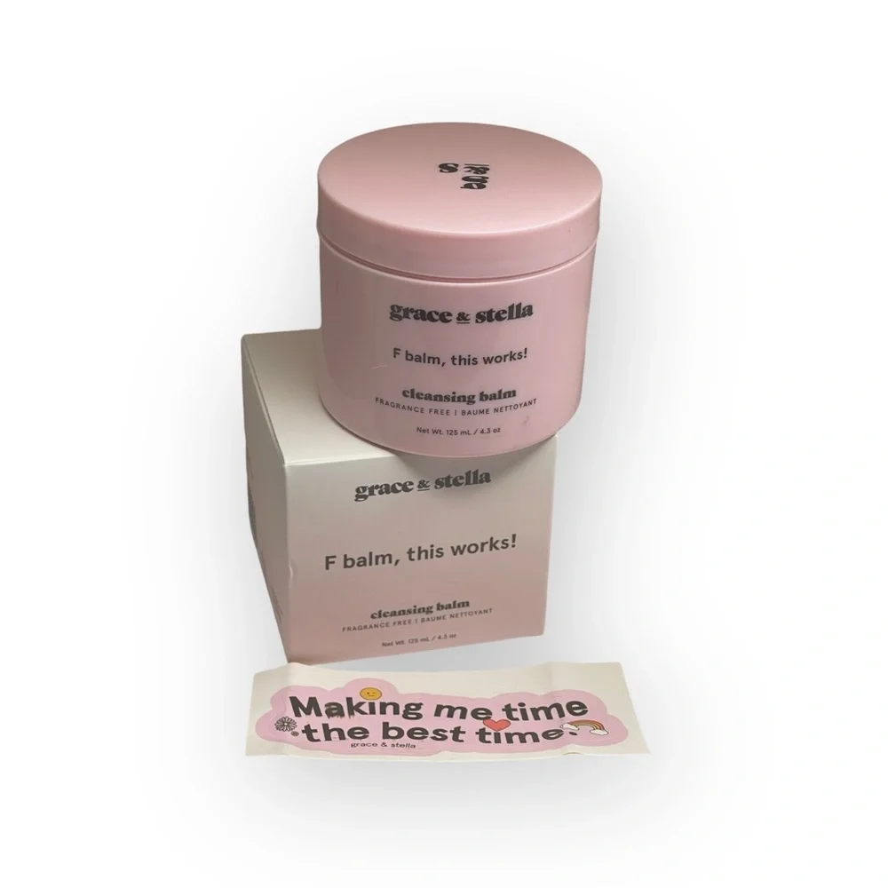 new Grace & Stella ㋛ F balm, this works! cleansing balm ㋛ Full Size ㋛ Fresh Box